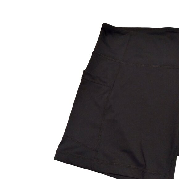 Baleaf Biker Shorts Size L Black Pockets Athletic 5" Inseam - Picture 4 of 6